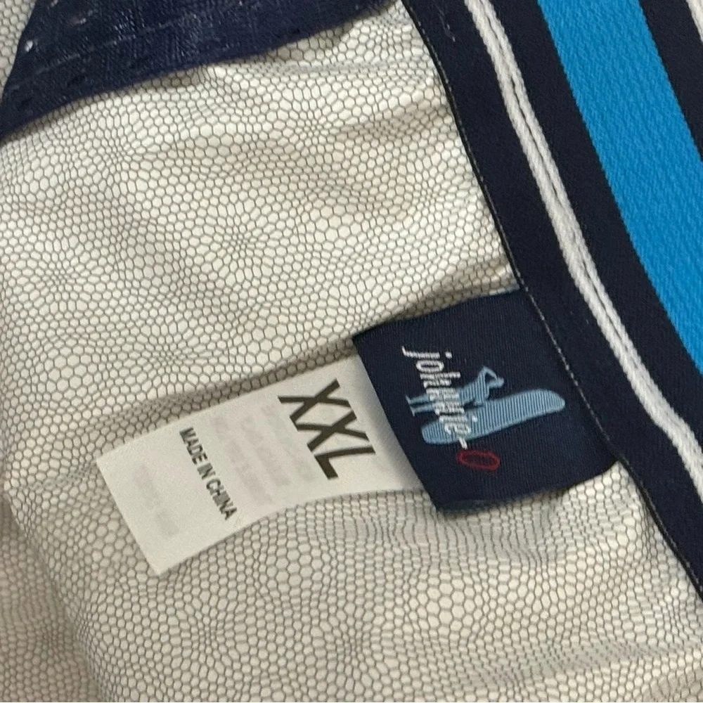 JOHNNIE-O Men’s Stone Off White TSUNAMI Board Shorts Trunk 10” Inseam Size XXL